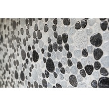 Mozaic piscină ceramic XKM 33 alb-negru 30x30 cm