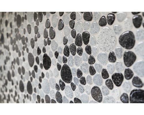 Placă de mozaic cu model de pietricele pentru decorarea pereților