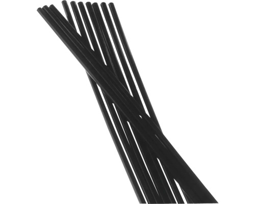 Bețișoare parfumate negre în detaliu