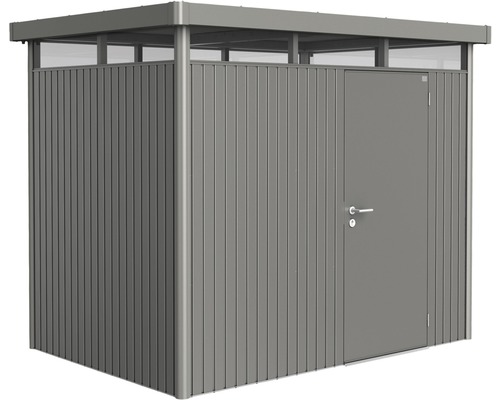 Magazie grădină Biohort HighLine H2 metal ușă standard 275x195 cm gri-cuarț metalizat