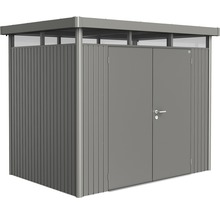 Cabină de grădină metalică cu ușă dublă