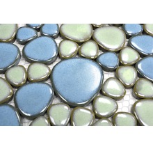 Mozaic piscină ceramic XKM 79 mix albastru-verde 30x30 cm