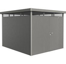 Cabină de grădină metalică cu ușă și luminator