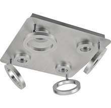 Lumină de plafon cu patru elemente de iluminat rotunde