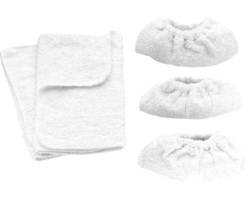 Set lavete Kärcher & rezerve din bumbac pentru aparat de curățat cu aburi SC1 Lavete și huse pentru curățător cu abur ca accesorii