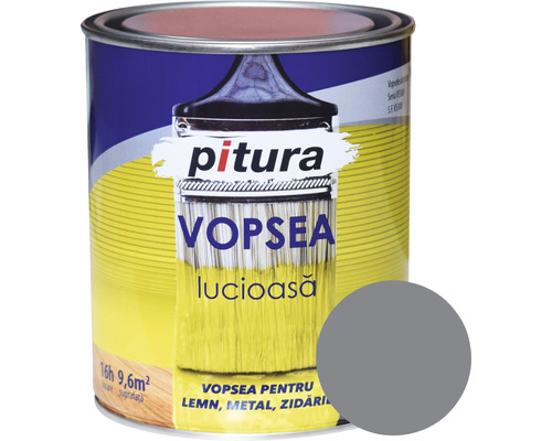 Vopsea universală Pitura gri metal 0,6 l