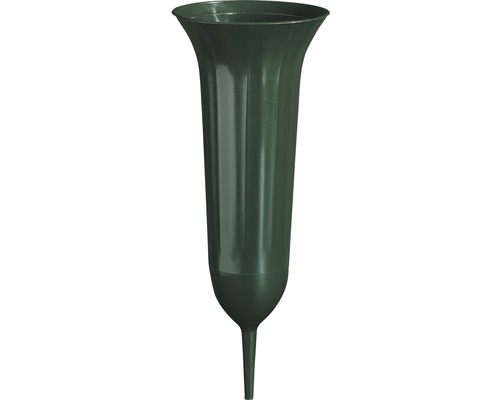 Vas pentru flori Geli plastic, Ø 11 cm, verde-0