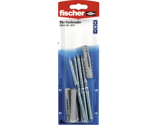 Diblu universal Fischer Ø8x120 mm pentru fixat obiecte sanitare