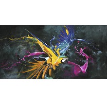 Pictură cu motiv de papagali