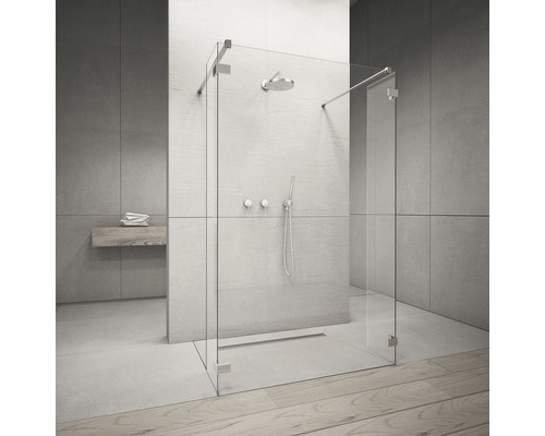 Duș Walk In Radaway Euphora W1, 80x200 cm, sticlă transparentă, profil crom Duș Walk In Radaway Euphora W1, 80x200 cm, sticlă transparentă, profil crom