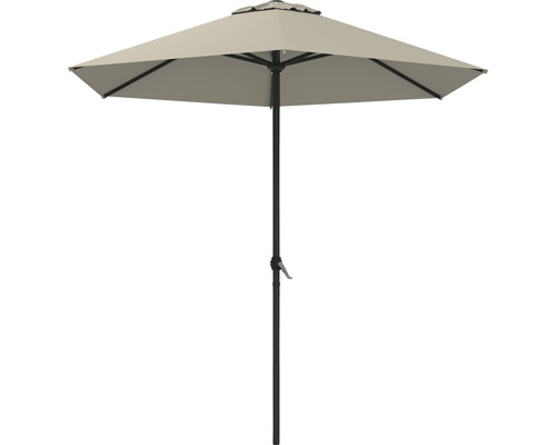 Umbrelă Soluna Nancy Ø 250 cm H 244 cm 160 g/mp poliester ecru