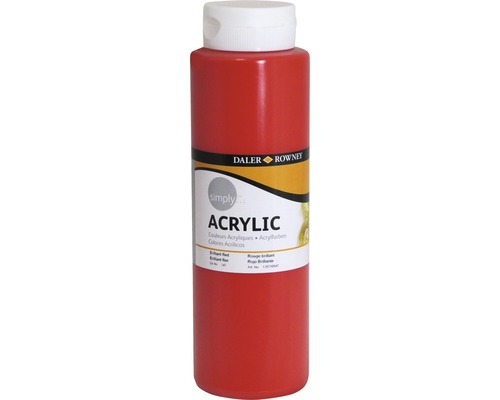 Culoare acrilică Simply Billiant Red 750 ml-0