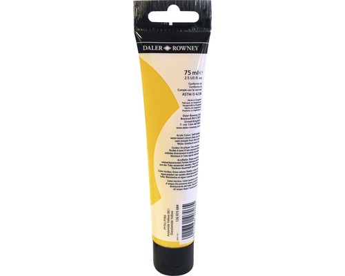 Vopsea acrilică Daler Rowney, tub de 75 mililitri