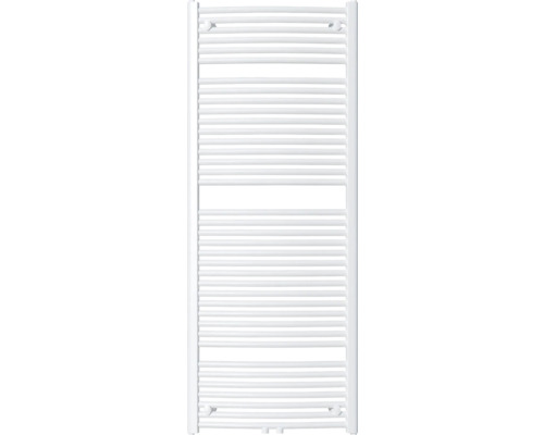 Radiator de baie alb cu țevi de încălzire orizontale