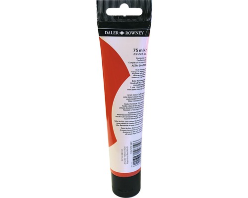 Tub de vopsea acrilică de 75 ml de la Daler Rowney