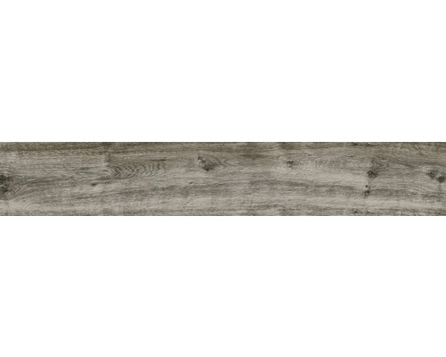 Gresie exterior / interior porțelanată glazurată Sierra Grey 15x90 cm