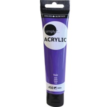 Culoare acrilică Simply 450 Violet 75 ml-thumb-0