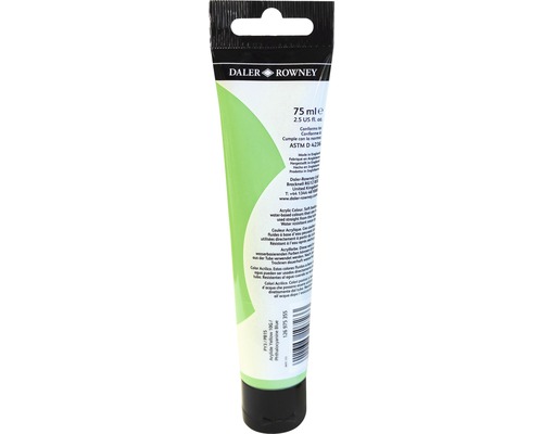 Tub de vopsea acrilică pentru artiști Daler Rowney, 75 ml