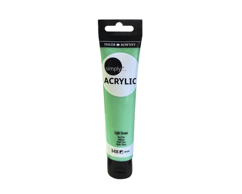 Culoare acrilică Simply 348 Light Green 75 ml