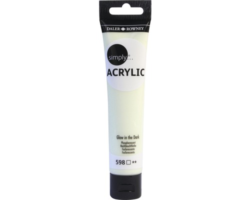 Culoare acrilică Simply 598 Glow in the Dark 75 ml