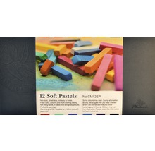 Pastel cretat moale, set 12 buc.