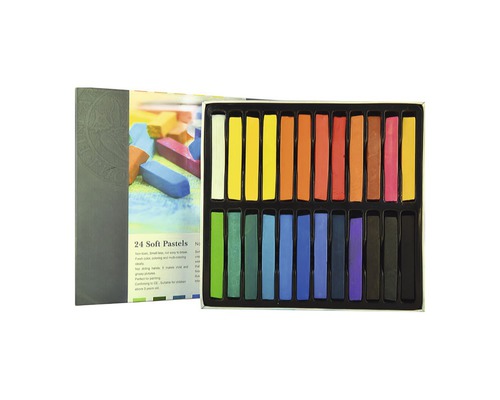 Cutie cu 24 de creioane pastelate