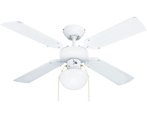 Lustră cu ventilator tavan Madeira Emvatis Ø106cm 50W, cu dulie E27 max. 1x60W Ventilator de tavan cu patru pale și lampă