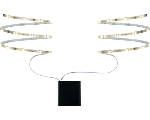 Bandă LED Paulmann Mobil Strip 2x80 cm 2x0,9W, lumină caldă, alimentare cu baterii