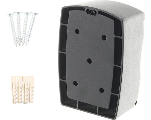 Cutie de chei cu șuruburi și dibluri pentru montare pe perete