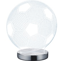 Veioză cu LED integrat Ball 7W 400 lumeni, minge de fotbal din sticlă-thumb-0
