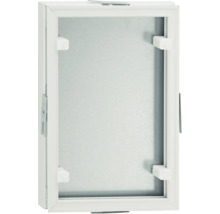 Ramă ușiță de vizitare albă din PVC cu ușită faianțabilă și închidere magnetică 30x40 cm-thumb-1