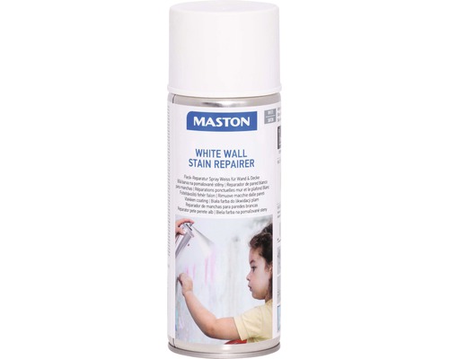 Spray pentru acoperirea și sigilarea petelor pentru pereți & tavan Maston alb 400 ml
