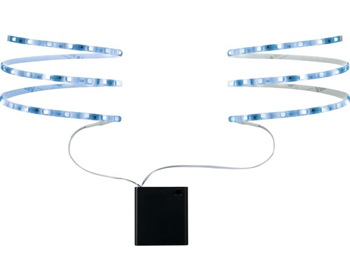 Bandă LED Paulmann Mobil Strip 2x80 cm 2x0,6W, lumină albastră, alimentare cu baterii