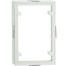 Ramă ușiță de vizitare albă din PVC cu ușită faianțabilă și închidere magnetică 30x40 cm-thumb-2