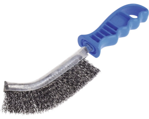 Perie de sârmă oțelită Lessmann 260mm, multifuncțională, mâner din plastic Perie de sârmă cu mâner din plastic