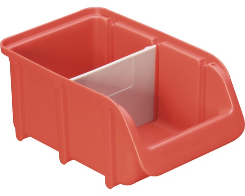 Cutie de depozitare din plastic cu separator