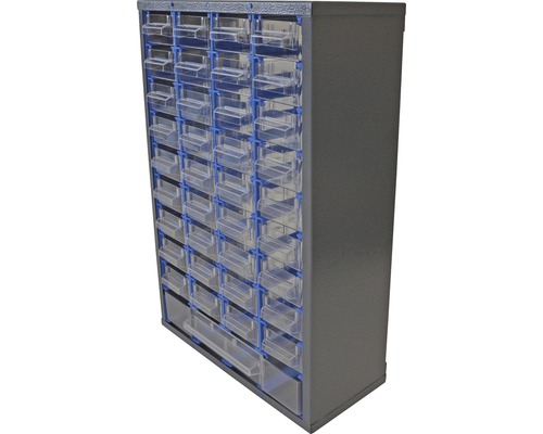 Dulap cu sertare transparente pentru depozitarea pieselor mici