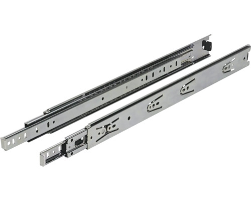 Glisiere tip șină cu bile Hettich KA5632 500mm, max. 45kg, oțel cromat, 1 pereche-0