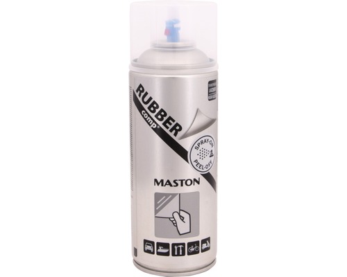 Vopsea spray cauciucată RUBBERcomp Maston strălucitoare transparentă 400 ml