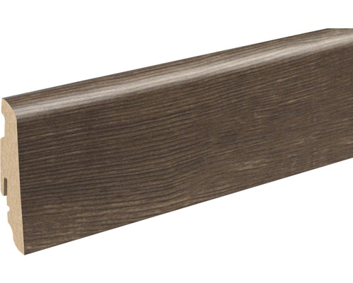 Plintă MDF SKANDOR FU60L stejar maro închis 2400x58x19 mm Plintă din lemn cu aspect de lemn