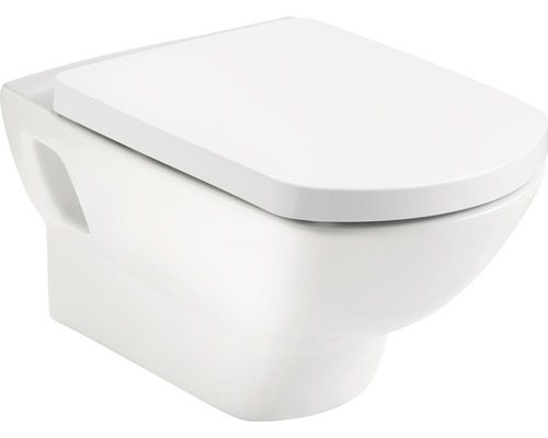 Vas WC Gala Smart suspendat, din porțelan & caolin, alb