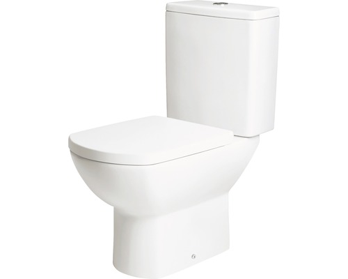 Vas WC Gala Smart, evacuare orizontală, din porțelan & caolin, alb