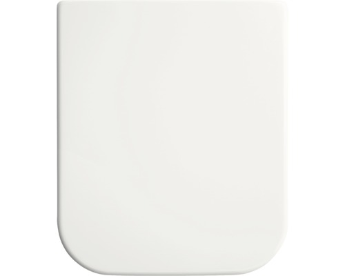 Capac WC Gala Emma duroplast, închidere simplă, alb 52x36 cm