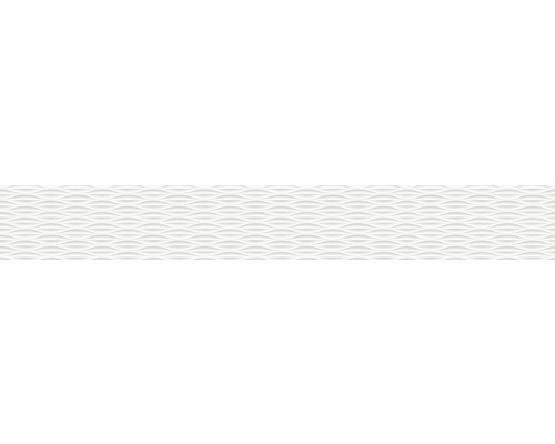 Faianță albă cu model ondulat tridimensional