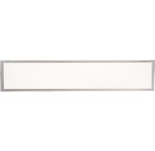 Lumină panou LED dreptunghiulară cu ramă argintie