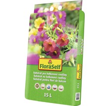 FloraSelf Pământ pentru flori de balcon 15 l-thumb-0