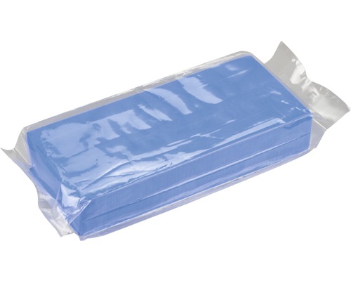 Plastilină albastră ambalată în folie
