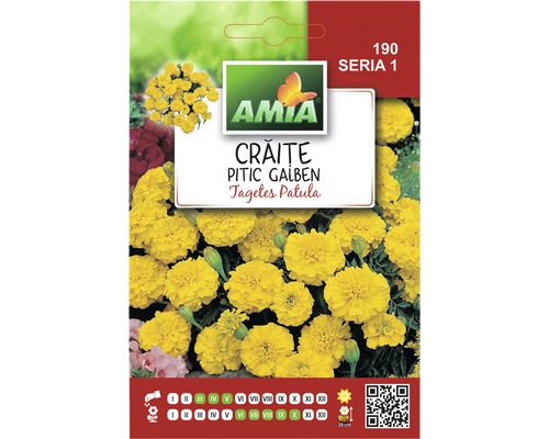 Semințe flori Amia crăite galbene-0