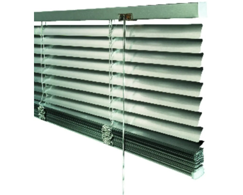 Jaluzea metalică cu lamele și șnur de tragere