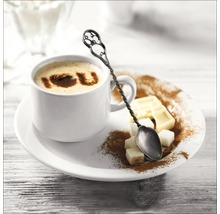 Tablou sticlă Coffee Time II 30x30 cm